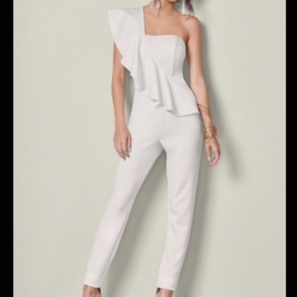 Venus White Jumpsuit